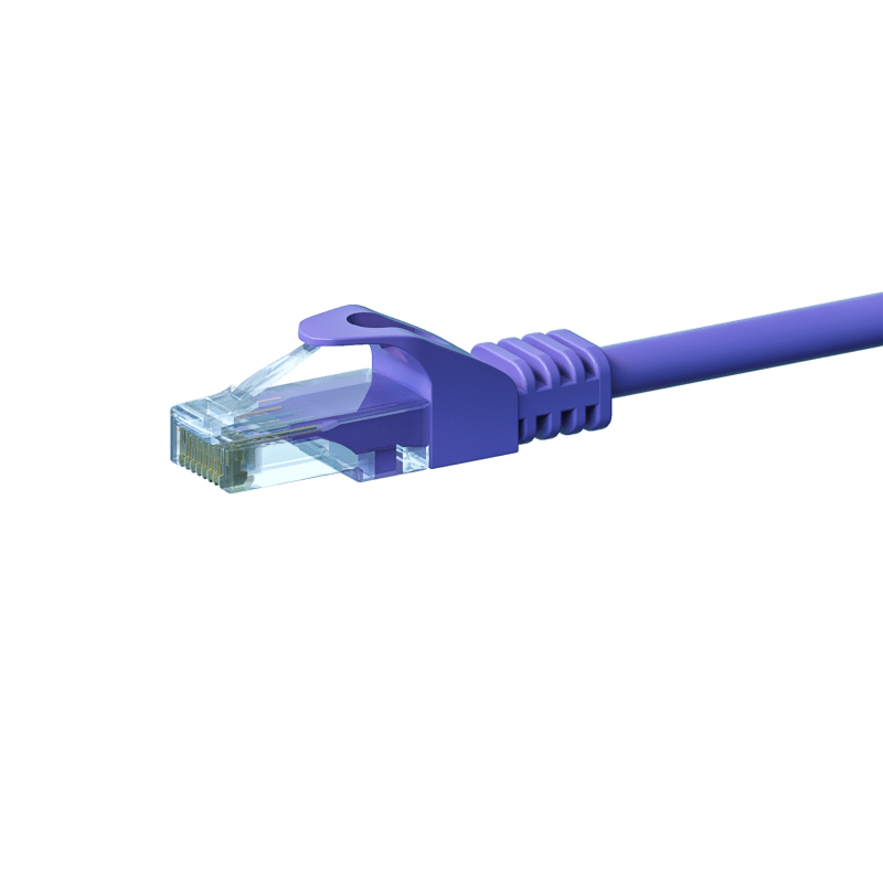 Câble CAT6 UTP CCA violet - 2m