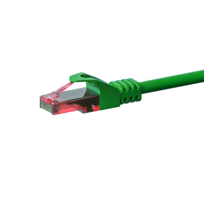Câble CAT6 UTP 100% cuivre vert - 5m
