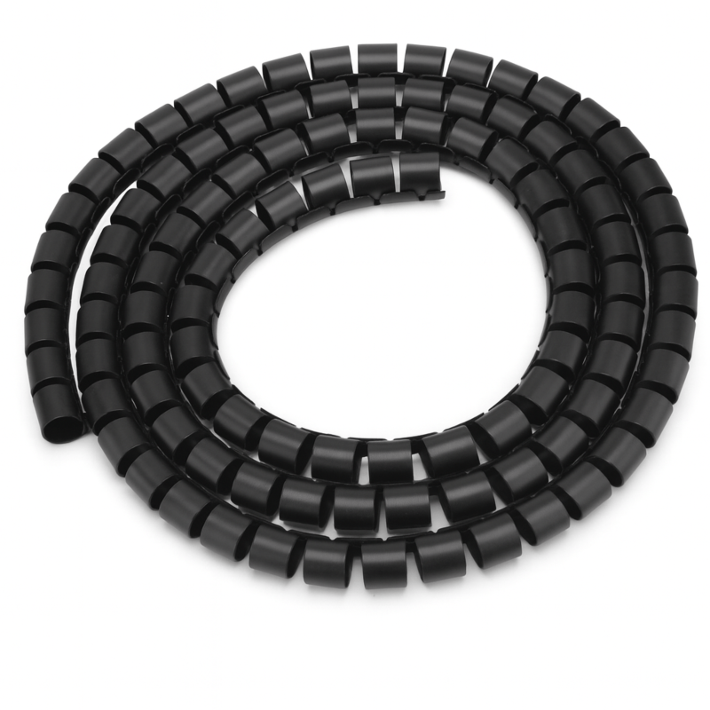 Ruban spiralé en plastique pour la gestion des câbles - 20m