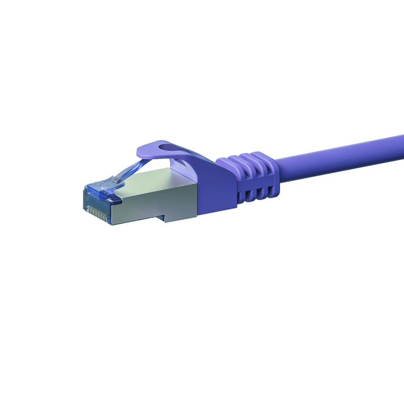 Câble CAT6A S/FTP (PIMF) 100% cuivre violet - 5m