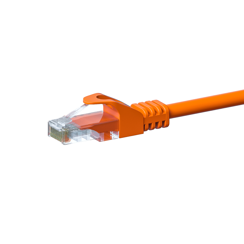 Câble CAT5e UTP CCA orange - 7.50m