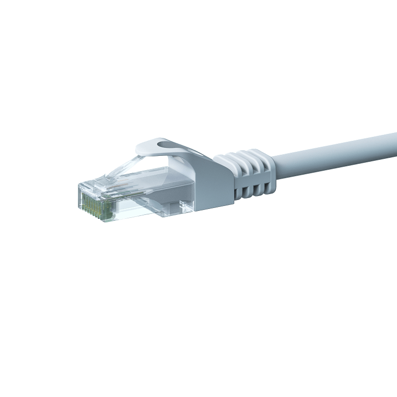 Câble CAT6 UTP CCA blanc - 1.50m