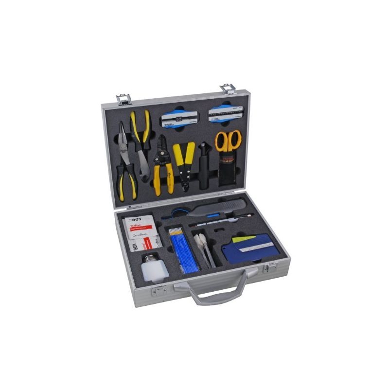 Jeu d'outils de fibres optiques professionnels