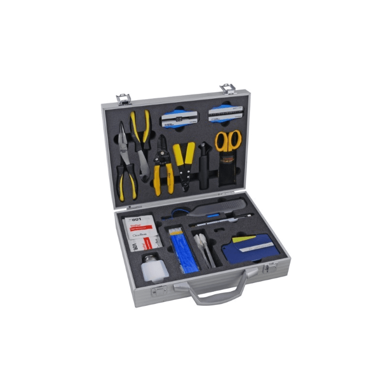 Jeu d'outils de fibres optiques professionnels