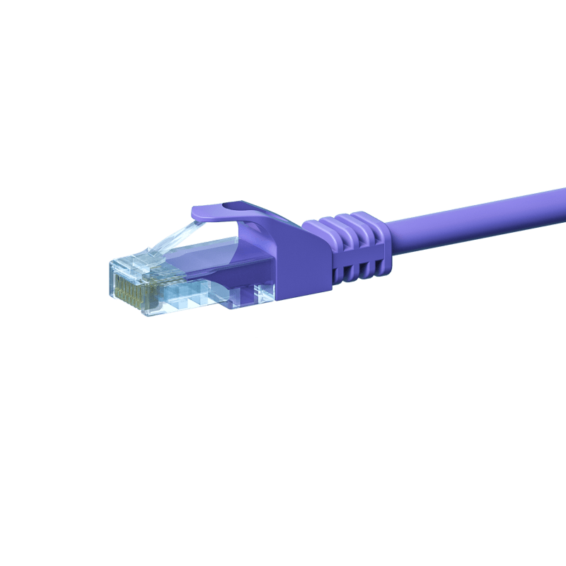 Câble CAT5e UTP CCA violet - 5m