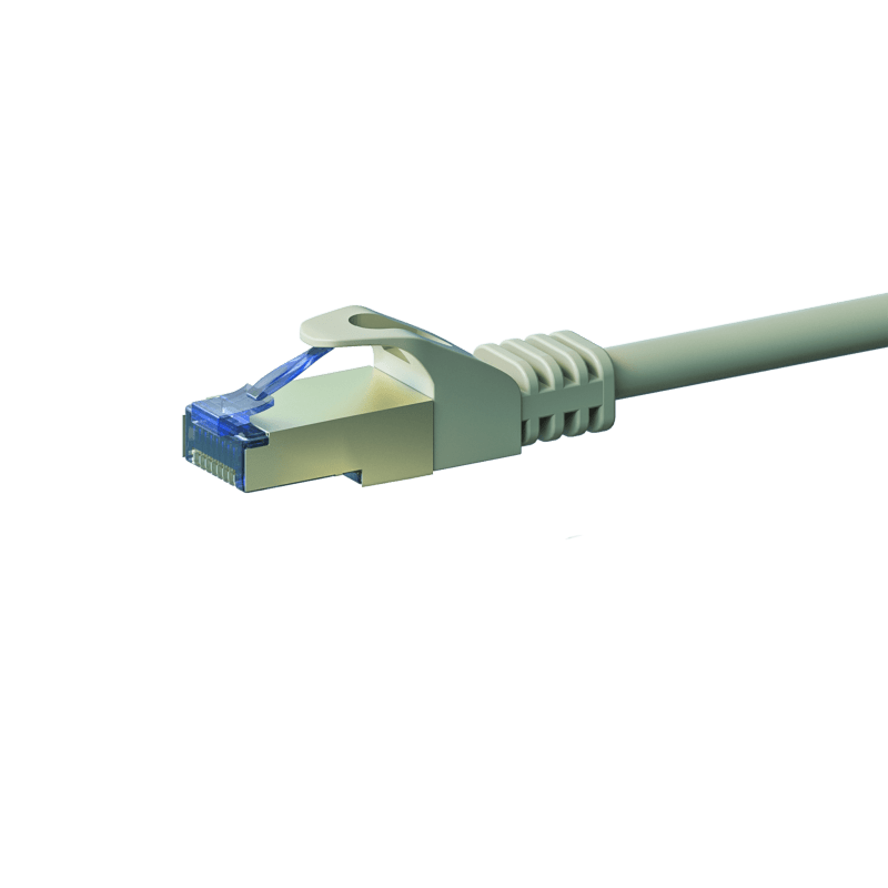 Câble CAT6A S/FTP (PIMF) 100% cuivre gris - 5m