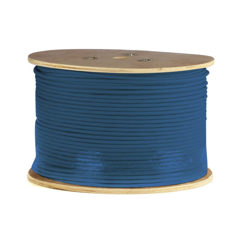 DANICOM CAT6A U/UTP 305m câble sur bobine rigide - LSZH (Dca)