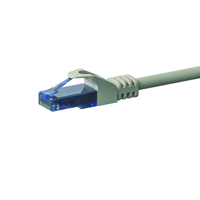 Câble CAT6A UTP 100% cuivre gris - 5m