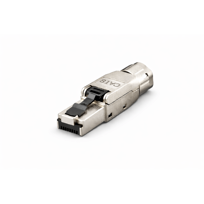 S/FTP CAT8 Toolless RJ45 Connector - voor stugge kern
