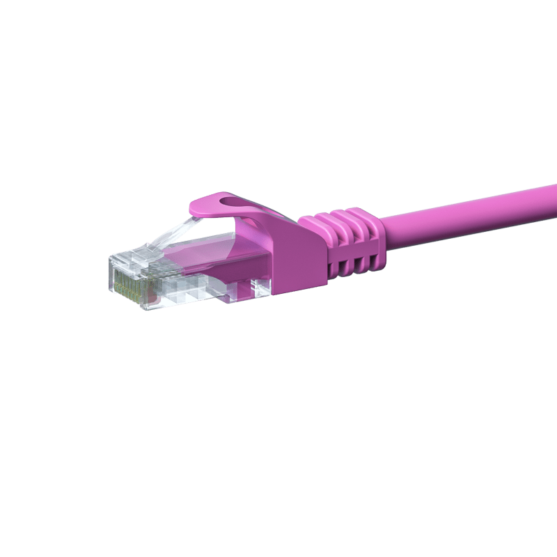 Câble CAT5e UTP CCA rose - 2m