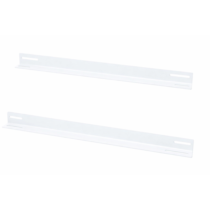 Pack de 2 L-profil adapté aux baies murales de 450 mm de profondeur - blanc