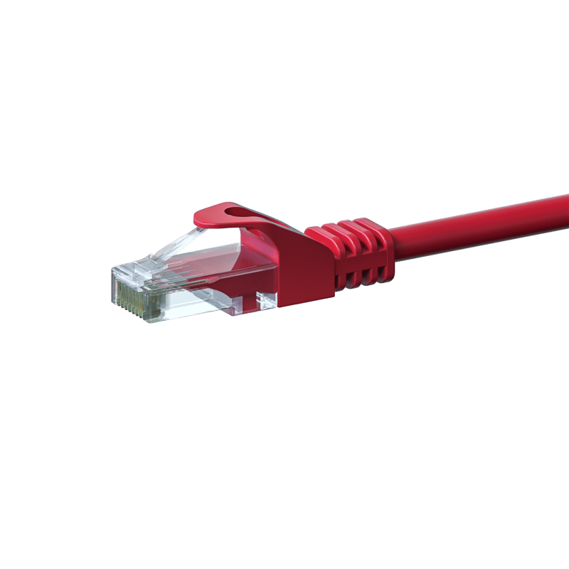 Câble CAT6 UTP CCA rouge - 2m