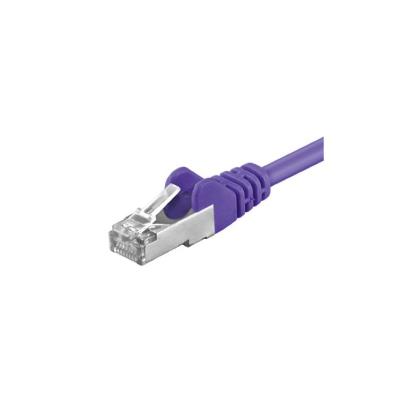 Câble Cat5e FTP violet - 7.50m