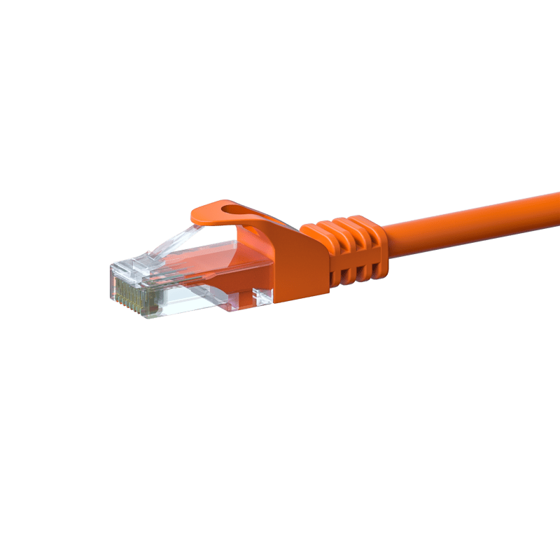 Câble CAT6 UTP CCA orange - 2m