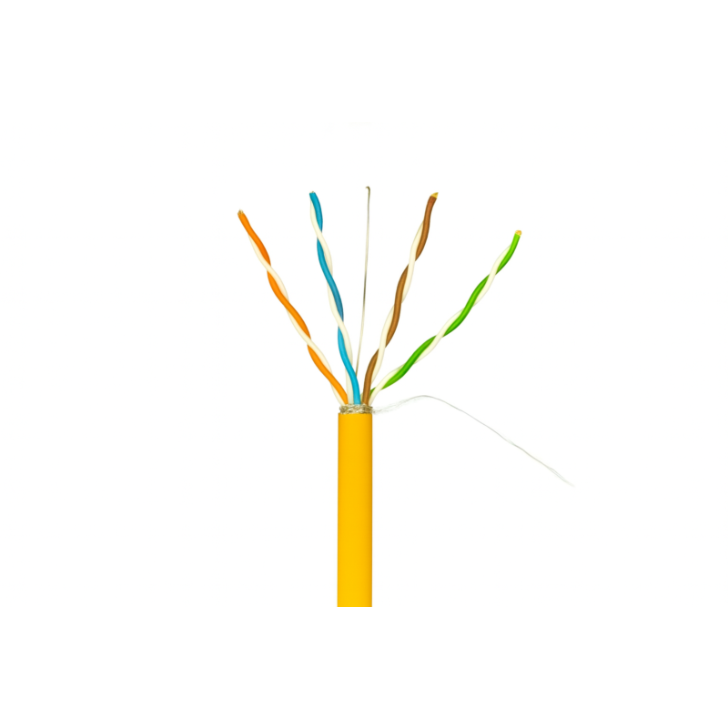 Câble DANICOM CAT8 S/FTP sur rouleau rigide 100 m - LSZH (Dca) 