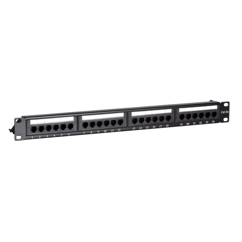 Panneau de brassage CAT5E UTP - 24 ports
