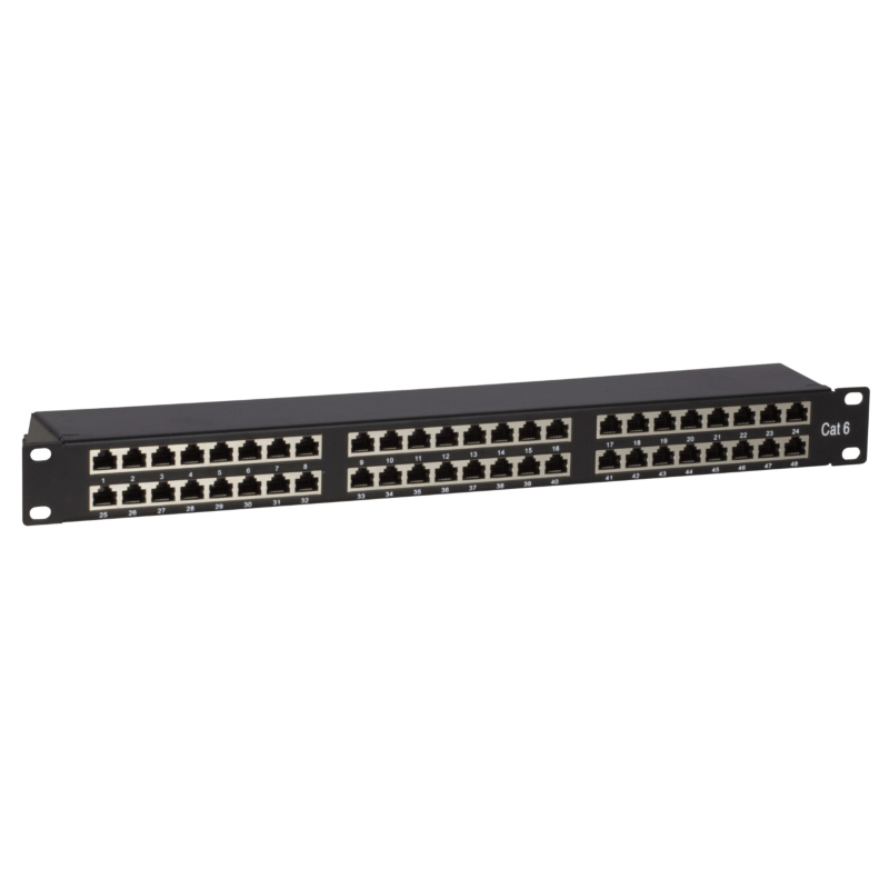 Panneau de brassage CAT6 FTP - 48 ports