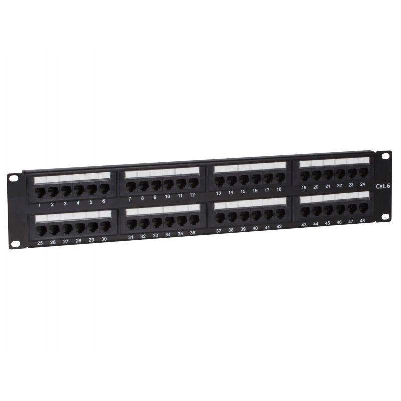 Panneau de brassage CAT6 UTP - 48 Ports