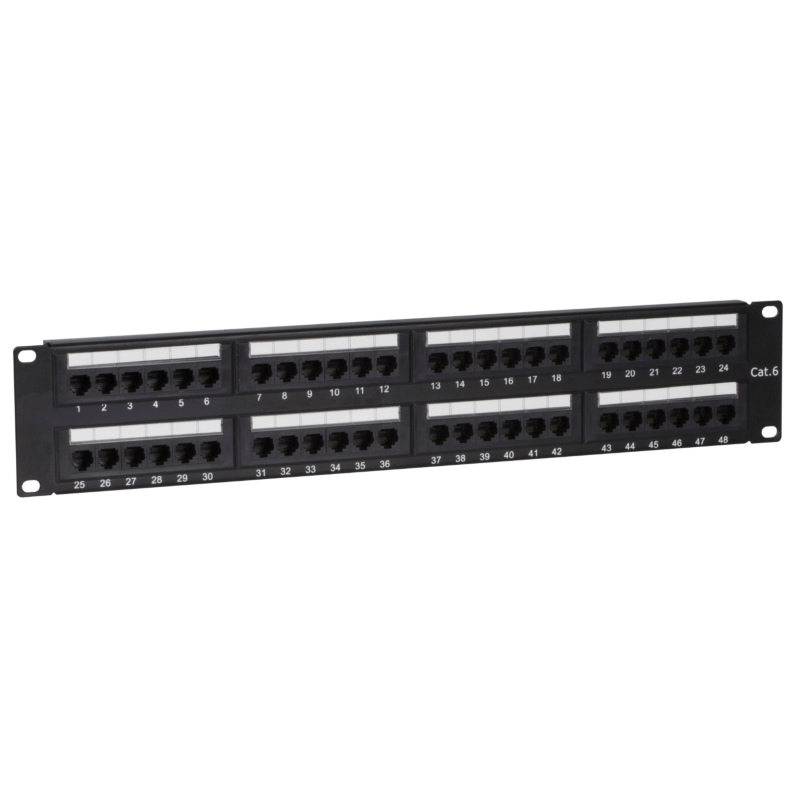 Panneau de brassage CAT6 UTP - 48 Ports