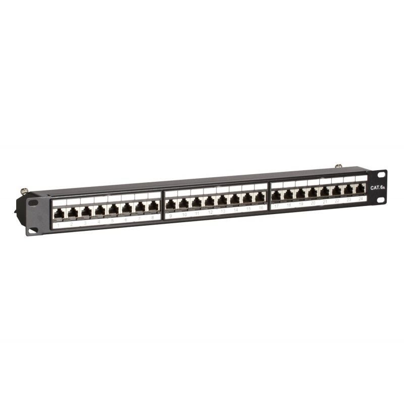 Panneau de brassage CAT6A STP - 24 ports