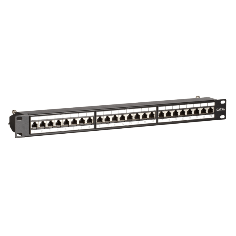 Panneau de brassage CAT6A STP - 24 ports