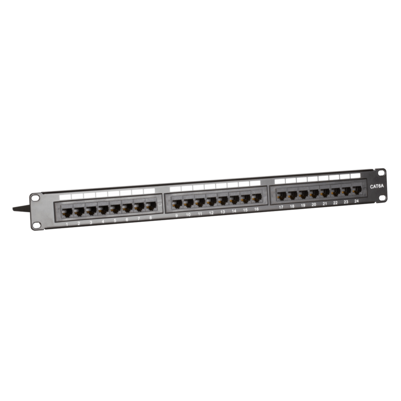 Panneau de brassage CAT6A UTP - 24 ports