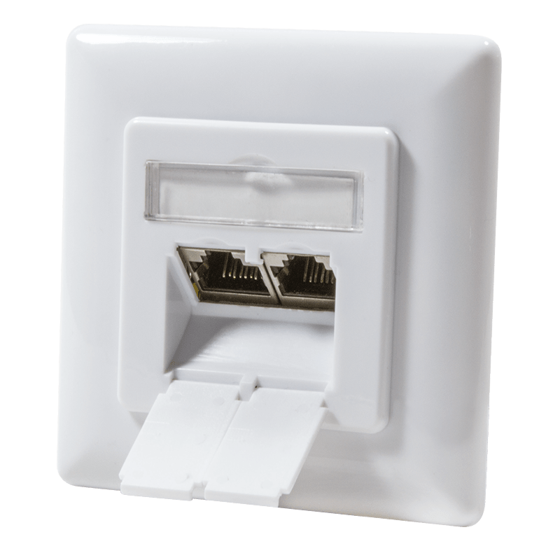 CAT6 UTP / STP Box intégrée, Blanc