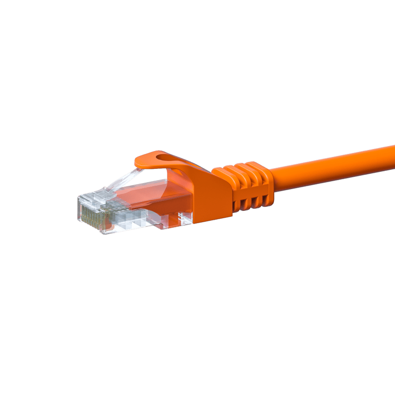 Câble CAT5e UTP CCA orange - 5m