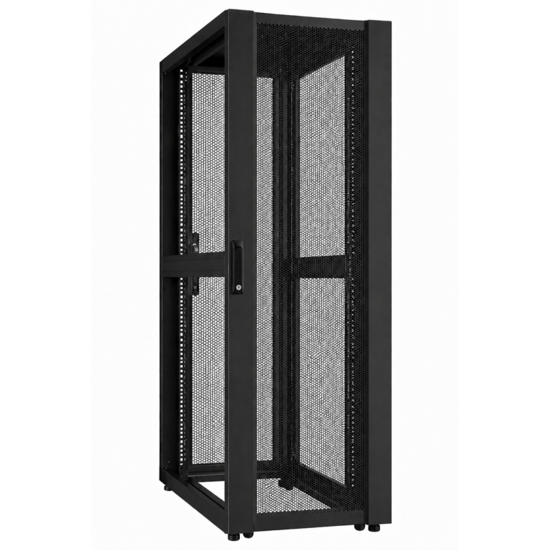 Baie de serveur pour datacenter 52U avec porte perforée 800x1200x2400mm (LxPxH)