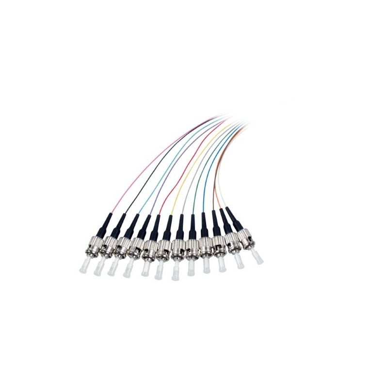 OM4 Fibre de verre Pigtail Coloré Set St - 12 pièces