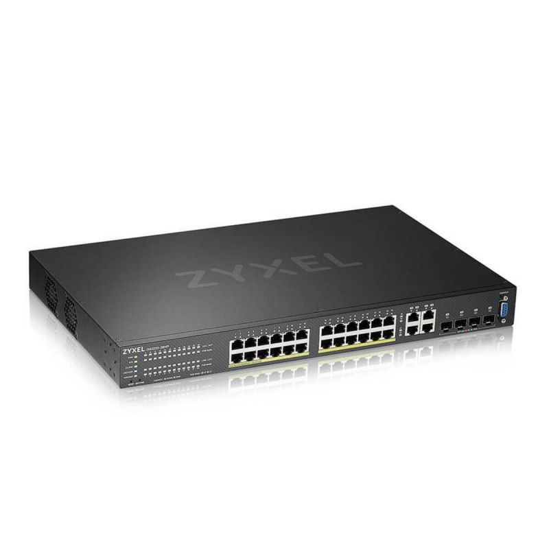 ZYXEL 24 PORTS GS2210 SWITCH GERE POE + 