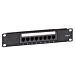Panneau de brassage de 10 pouces Cat6 UTP - 8 ports