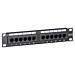 Panneau de brassage de 10 pouces CAT5E UTP - 12 ports