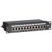 Panneau de brassage de 10 pouces FTP CAT6 - 12 ports