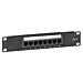 Panneau de brassage de 10 pouces Cat6 UTP - 8 ports