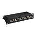 Panneau de brassage de 10 pouces CAT6A STP - 12 ports