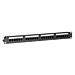 Panneau de brassage CAT6 UTP - 24 ports