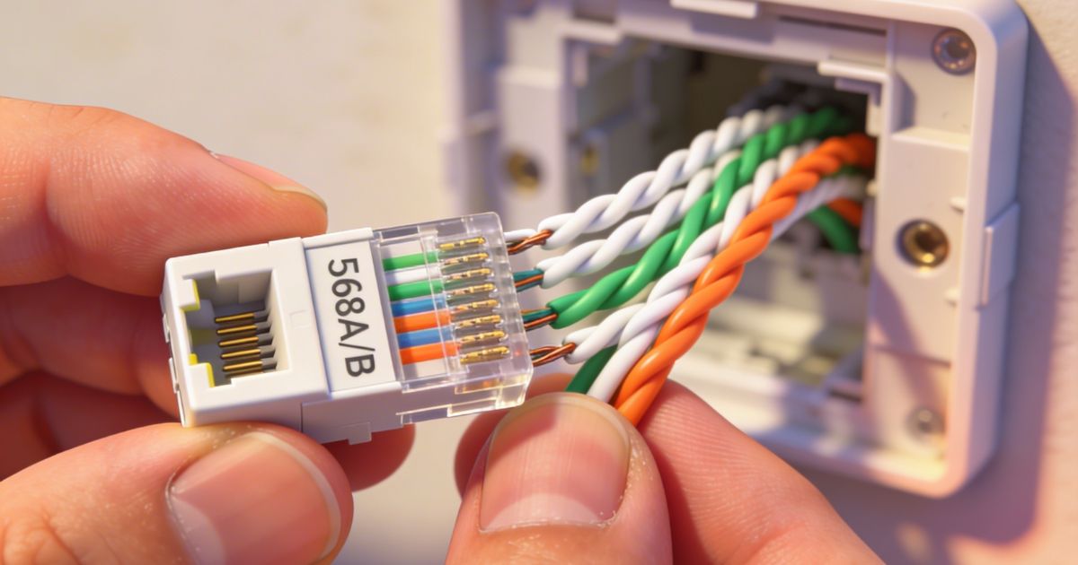 installation prise rj45 par un professionnel